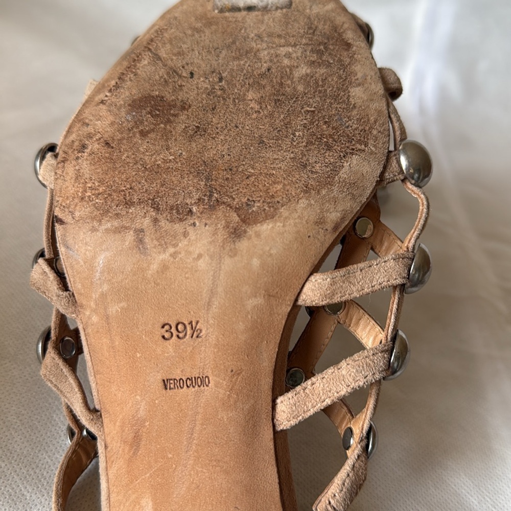 Alexander Wang Leather Cutout Sandals low heel - Picture 5 of 5